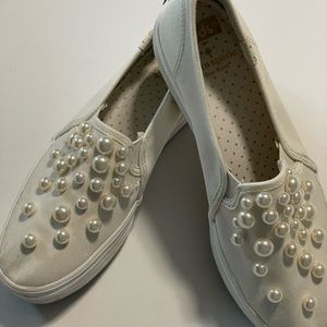 Kate Spade for Keds Pearl Slip-ons SZ 6